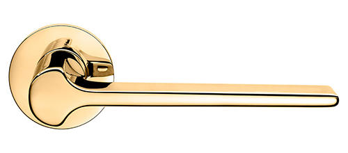 kľučka na dvere mosadzná Ginkgo - bright gold